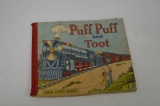 1941 Childs Fabric Book - Puff Puff and Toot