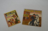 2 Children's Books - Get them Cowboy & Hopalong Cassidy - 1950's