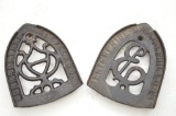 Pair of Iron Trivets