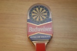 Lucite Budweiser King of Beers Beer Tap Handle, Red/White/Blue Label Inside