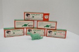 Group of 6 Sinclair Dinosaur Soap Bars in Original Boxes