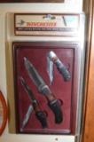 2007 Winchester Limited Edition Gift Set of Three Knives, Two Toned Wood In