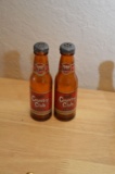 Vintage Country Club Beer Bottles Salt and Pepper Shaker