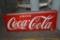 Plastic Coca Cola Out Door Front Sign Only, 5'x 23