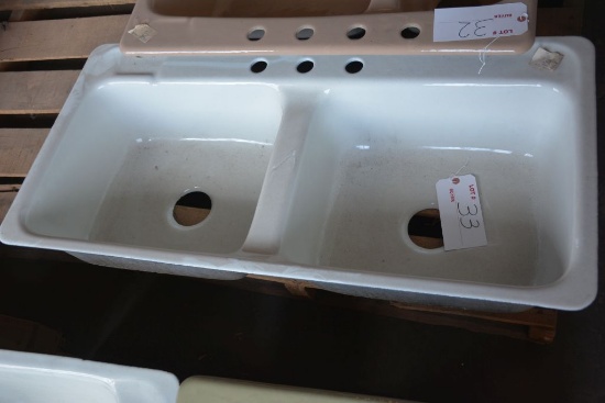 Kohler 42"x21" White Cast Iron Sink
