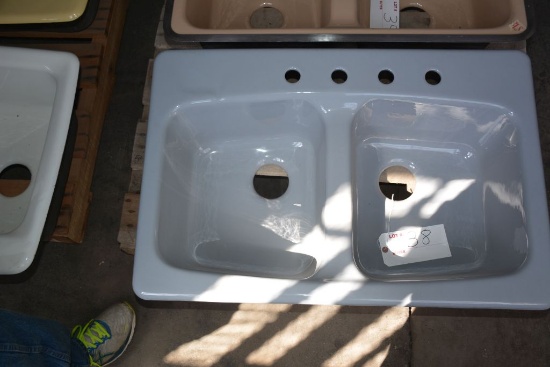 Kohler 2 Bay Sink, 33"x 22" - Gray