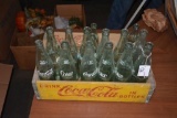 Coca Cola Wooden Crate w/ Bottles