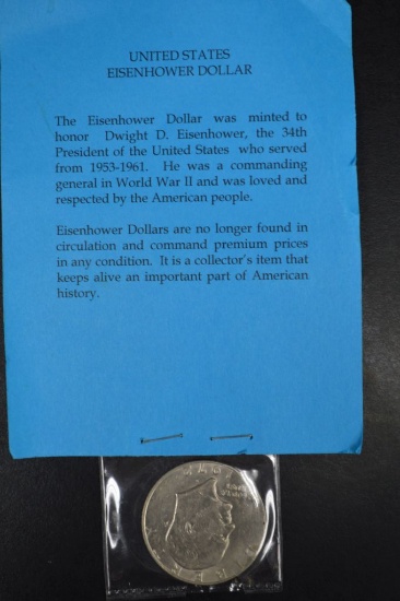 1972 Eisenhower Silver Dollar