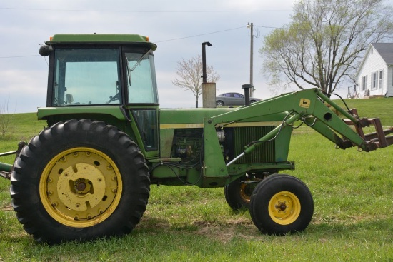 1973 John Deere 4230 Tractor, diesel, round edge cab, first year out, power