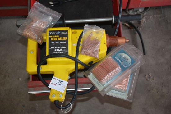 Chicago Welding Dent Repair Stud Welder, 40Amp Peak, With Several Packages