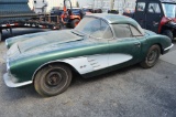 1958 Chevy Corvette, Hard Top with Soft Top, Runs, 3 Speed On The Floor, 32