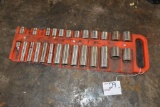 Set of 26 Mixed Brand Deep Well and Standard Sockets, Metric, 1/2” Drive, I