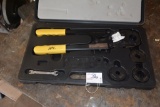 Apollo Pex Crimping Tool Set, With 4 Different Sized Inserts, In Case