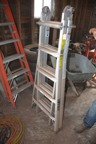 Keller Folding Extension Ladder