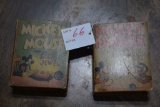 Pair of Mickey Mouse Little Big Books, Copyright 1936
