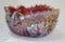 Smith Red Carnival Bowl Starburst Pattern