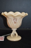 Hand painted Caramel Milk Glass by Westmoreland