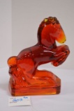 Large Amberina Horse Figurine