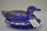 Iridescent Cobalt Blue Duck on Nest - Westmoreland?