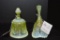 Fenton Vaseline Opalescent Historical Collection Bells