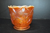 Opalescent Marigold Food Vase 6 x 5/12