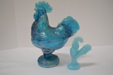 1 Blue Carnival Lidded Rooster 9