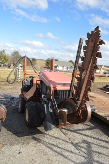 2007 Ditch Witch 420SX Cable Plow/ Trencher, Wheeled, 770 Hours, Deutz 40HP