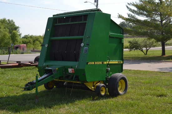 John Deere 535 Round Baler, Twin Wrap Only, 540 PTO, Shedded