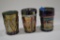 3 Assorted Carnival Tumblers: 1 Marked 