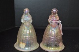 1 Colonial Bell Iridescent and Pink, 1 Suzanne Bell Iridescent White - Impe
