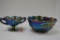 1 Carnival Bowl w/ Cherry's and 1 Double Handled Basket Weave w/ Pears, 1 S