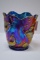 Carnival Fenton Fish Vase 6 3/4