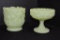 Lime Sherbet Vase 5 1/2
