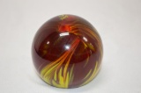 Red/Yellow Paperweight