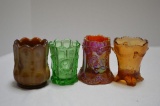 4 Assorted Patterns and Styles of Toothpick Holders