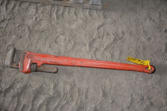 4’ Ridged Pipe Wrench