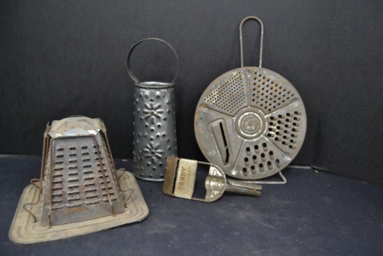 Group of Vintage Graters