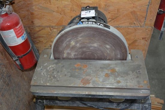 Delta 12 Inch Disc Sander On Stand