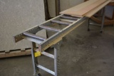 10 Foot Steel Roller Tables On H Stands