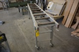 10 Foot Steel Roller Tables On H Stands