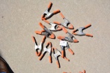 10 Orange Clamps