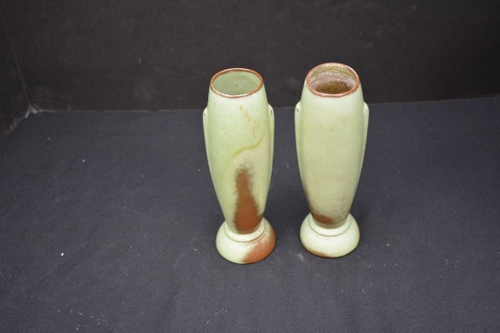 Pair of Frankoma Vases, Marked #43