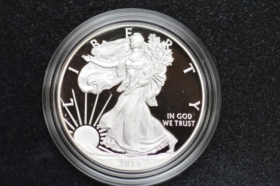 2014 American Eagle Walking Liberty One Ounce Silver Uncirculated Coin