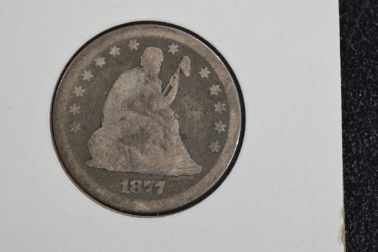 1877 Sitting Liberty Quarter