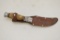 Edge Brand Knife, Soligen Germany, #496 w/ Matching Leather Sheath