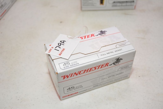 Winchester, 45 Auto, 230 grn, FMJ, 100 in box