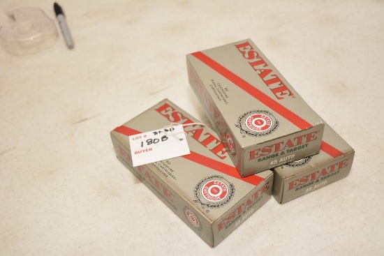 Estate, 45 Auto, 230 grn, FMJ, 50 in box (3 x Bid)