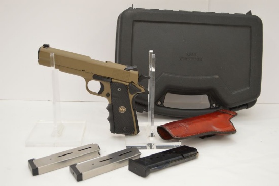 High Standard Mdl M1911-AIFS, .45 Auto cal, CeroKated FDE, Custom Grips, 3