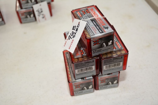 Winchester 17 HMR 20 grn, JHP, 5 boxes of 50 (5 x Bid)