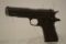 Colt 1911-A1 Semi Auto, 45 Cal. U.S Army Pistol, Serial No. Book 1943. Wood